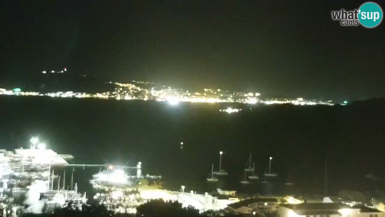 Sardinija v živo spletna kamera Palau – Panoramski pogled