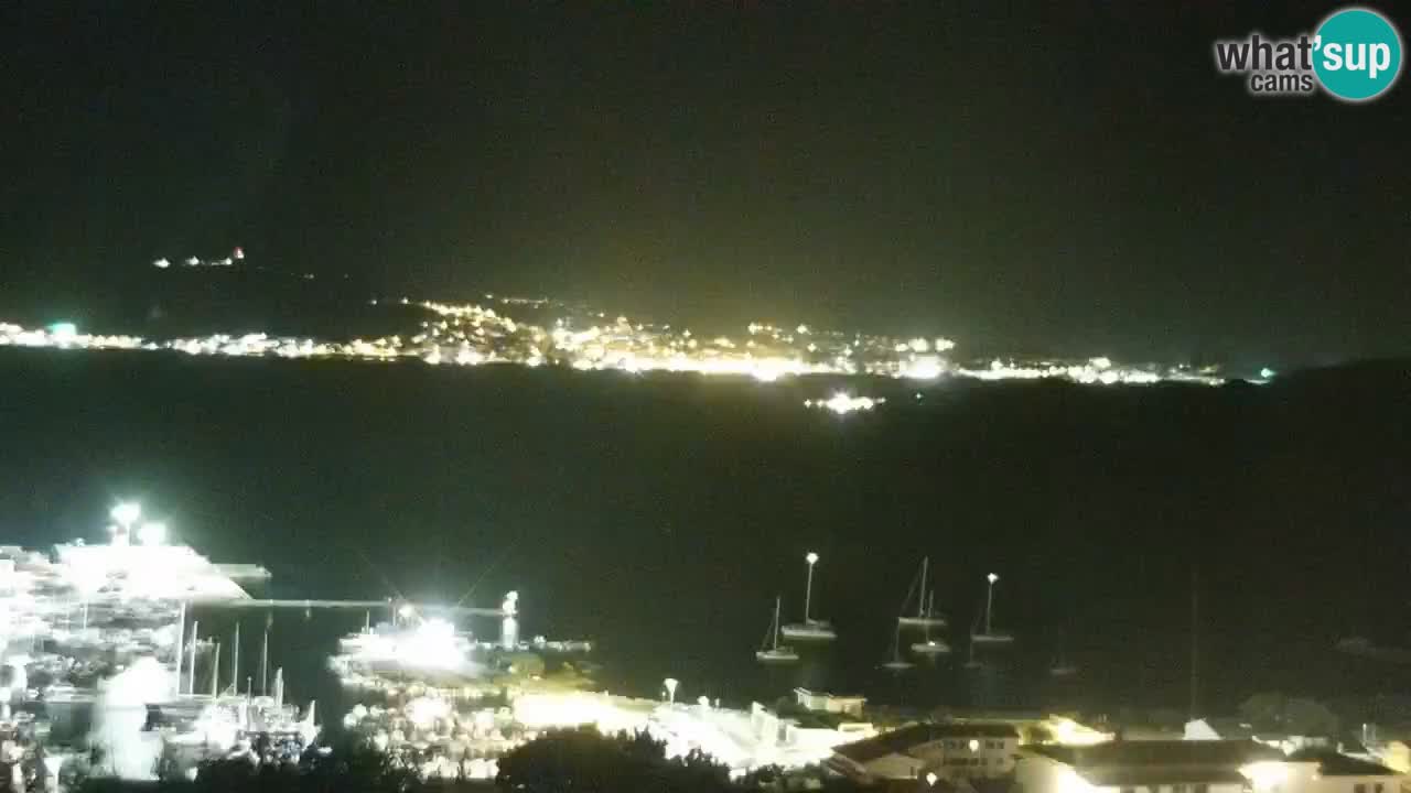Sardinija v živo spletna kamera Palau – Panoramski pogled