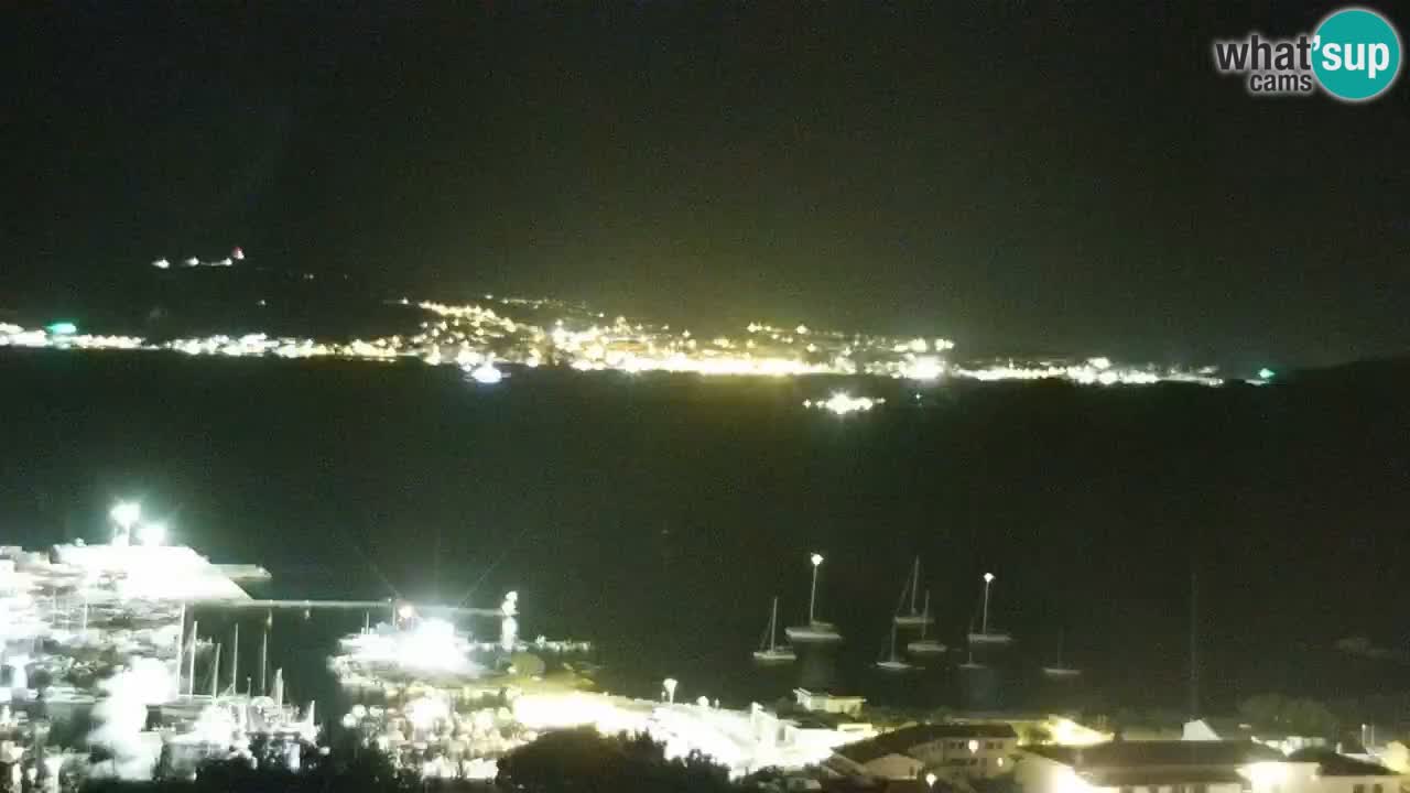 Sardinija u živo web kamera Palau – Panoramski pogled