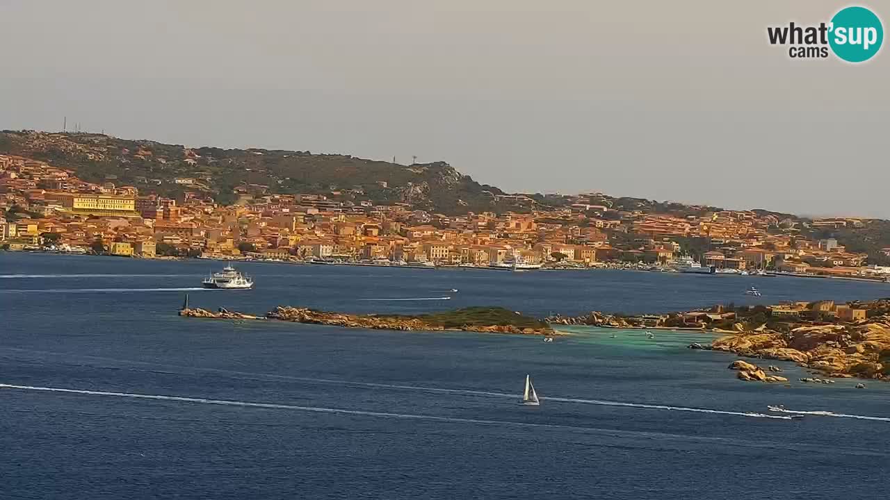 LIVE de la Sardaigne livecam Palau – Superbe panorama