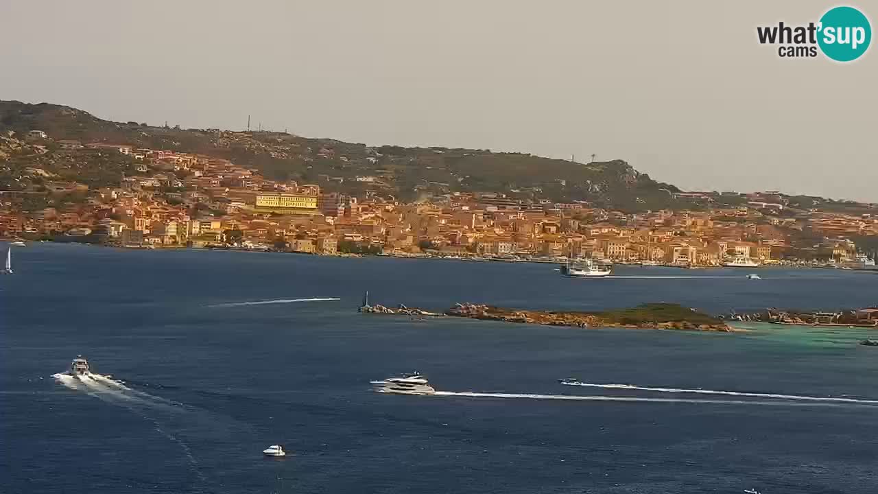LIVE Sardinien webcam Palau – Panoramablick