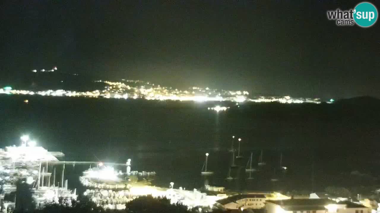 Sardinija u živo web kamera Palau – Panoramski pogled
