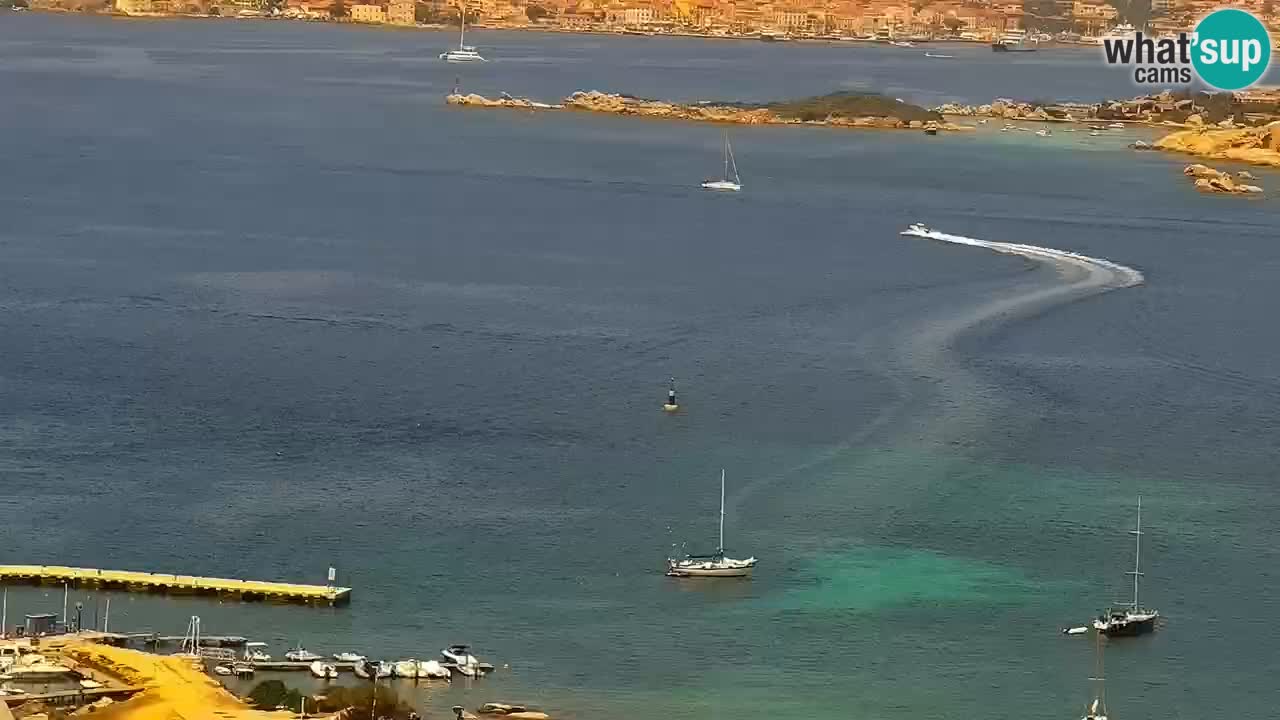 LIVE Sardinien webcam Palau – Panoramablick