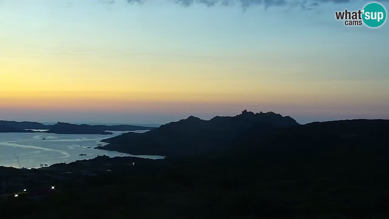 LIVE Sardinien webcam Palau – Panoramablick