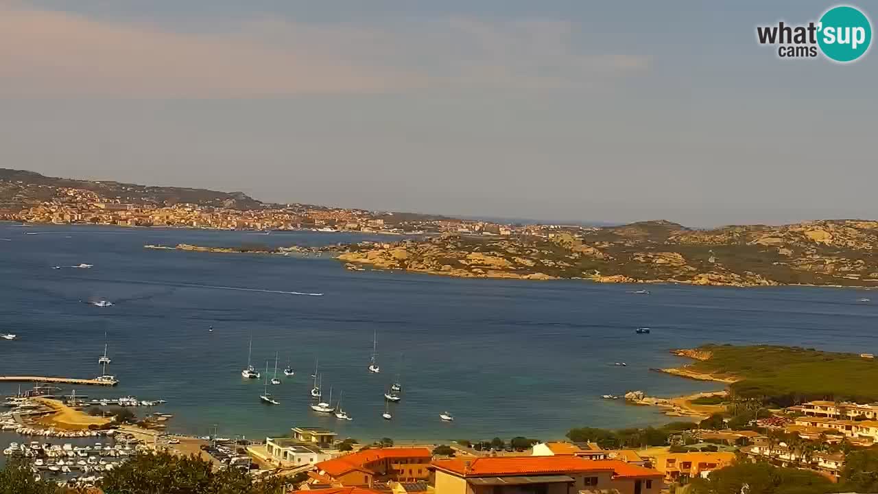Sardinija u živo web kamera Palau – Panoramski pogled