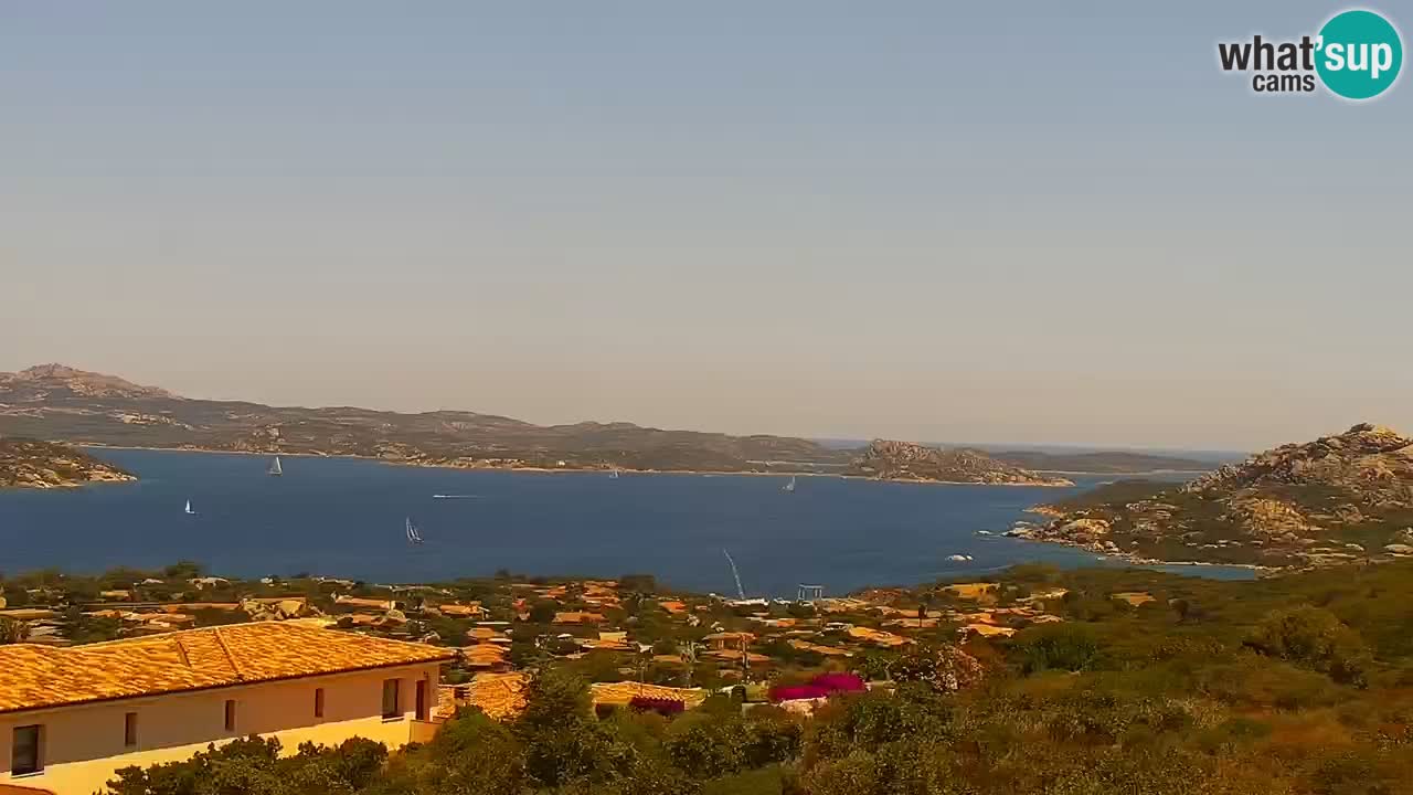Sardinija v živo spletna kamera Palau – Panoramski pogled