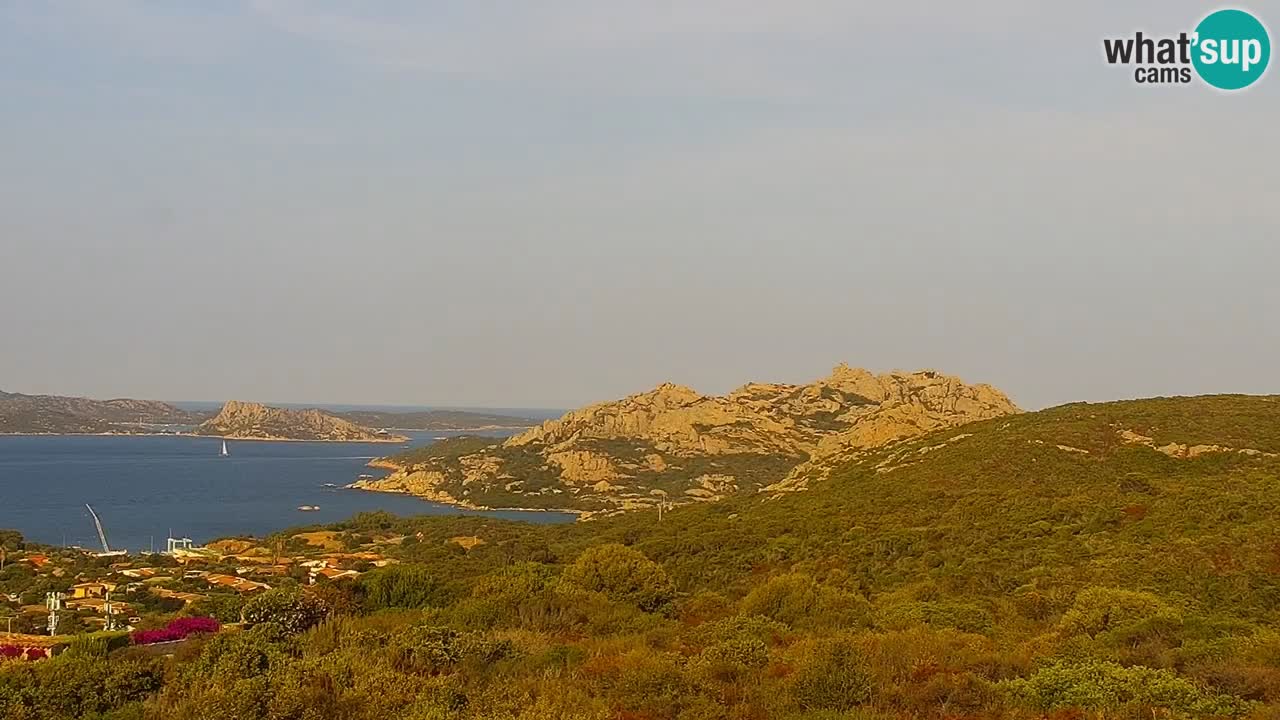 Sardinija u živo web kamera Palau – Panoramski pogled