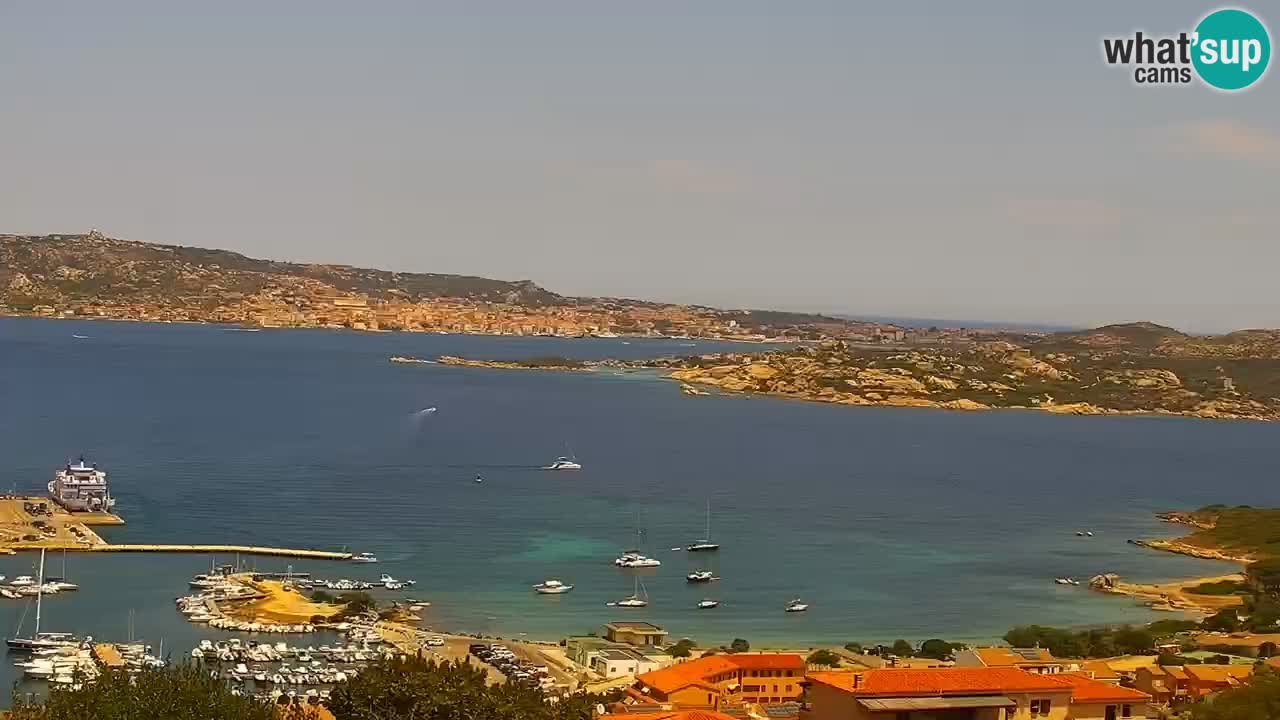 LIVE de la Sardaigne livecam Palau – Superbe panorama