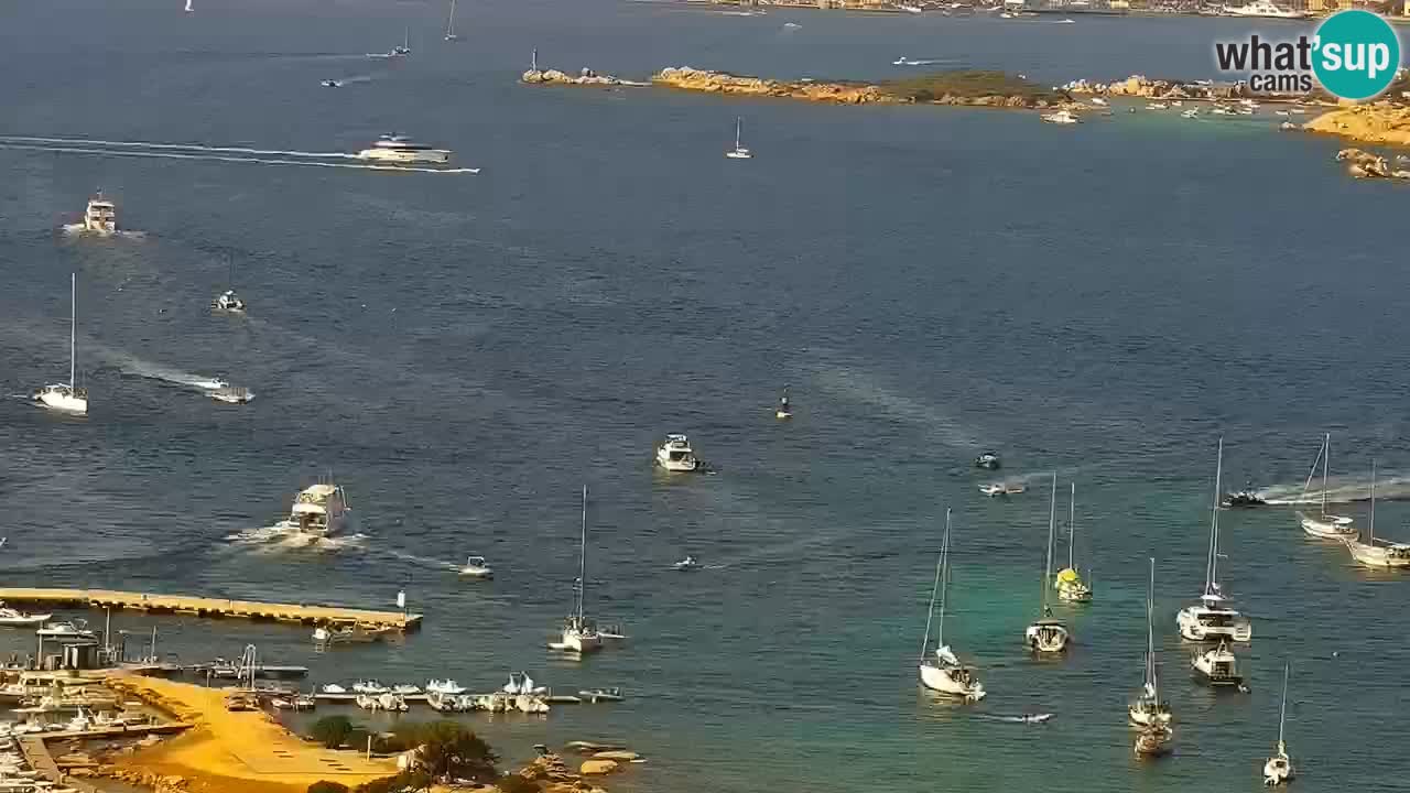 LIVE de la Sardaigne livecam Palau – Superbe panorama