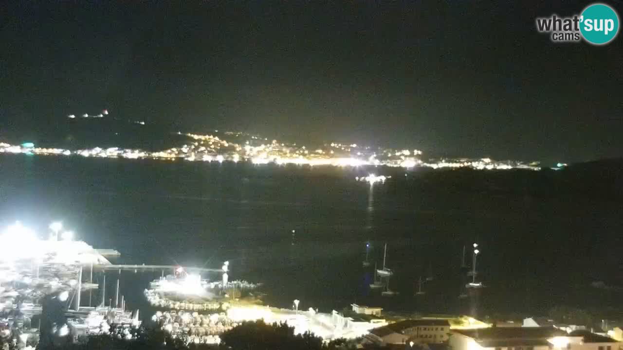 Sardinija u živo web kamera Palau – Panoramski pogled