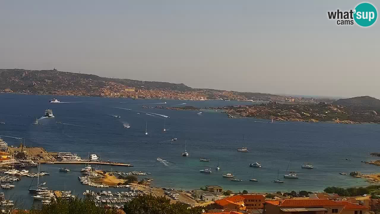 LIVE Sardinia Webcam Palau – Panoramic View