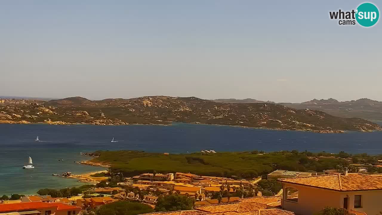 Sardinija v živo spletna kamera Palau – Panoramski pogled