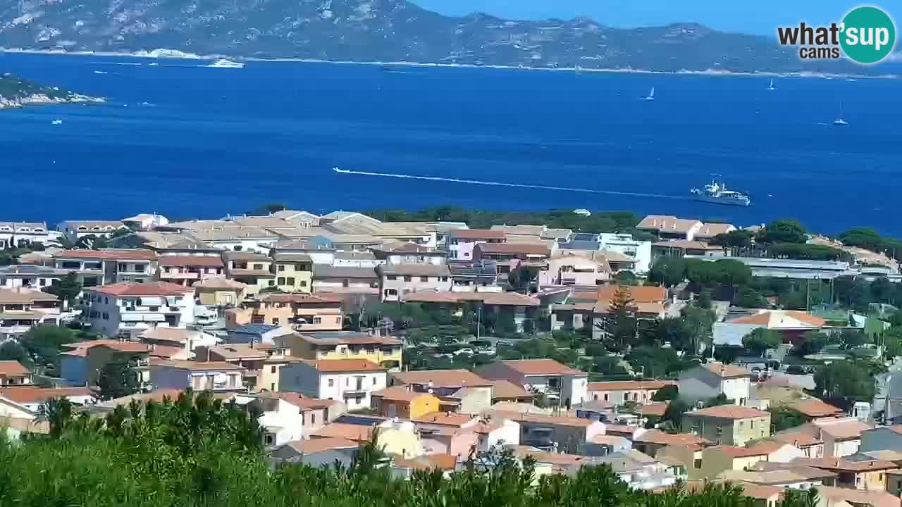Sardinija v živo spletna kamera Palau – Panoramski pogled