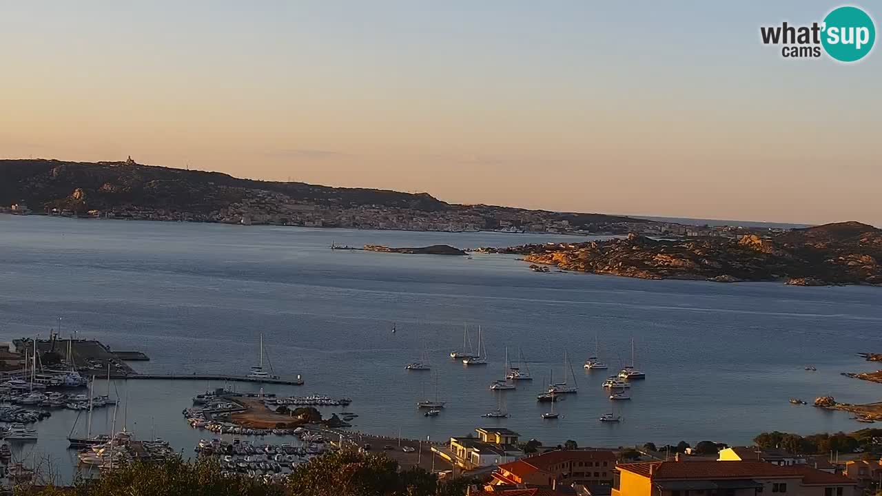 LIVE Sardinia webcam Palau – Panorama impresionante