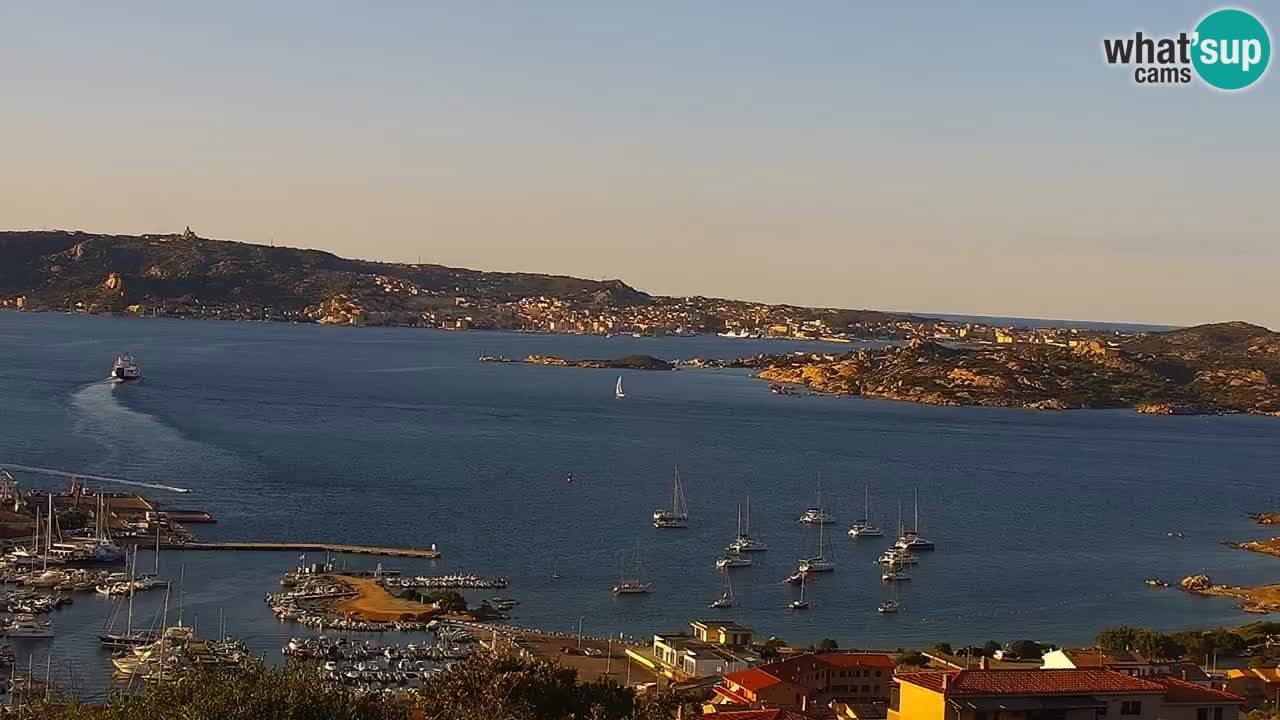 LIVE Sardinien webcam Palau – Panoramablick