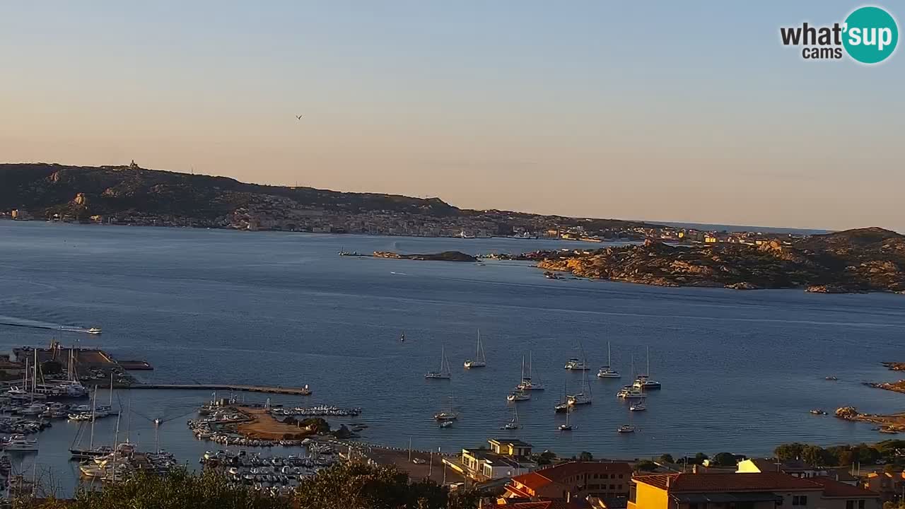 LIVE Sardinia webcam Palau – Panorama impresionante