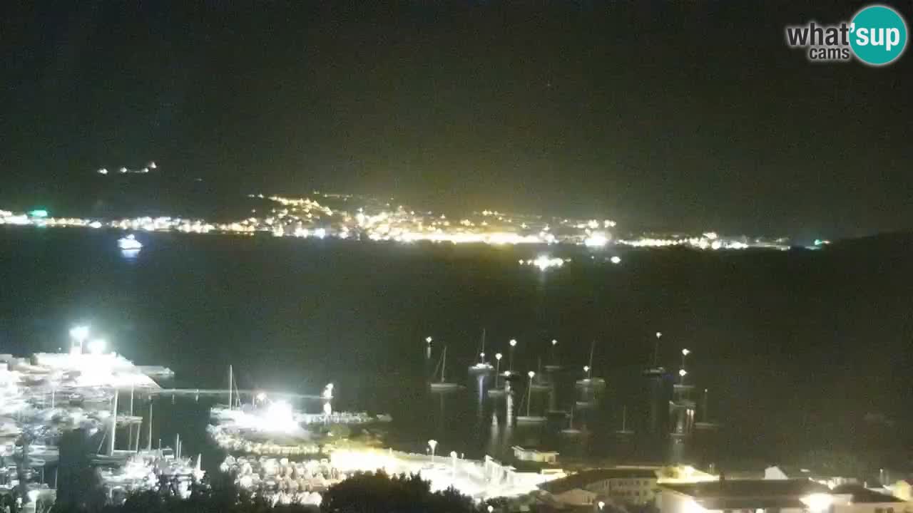 Sardinija u živo web kamera Palau – Panoramski pogled