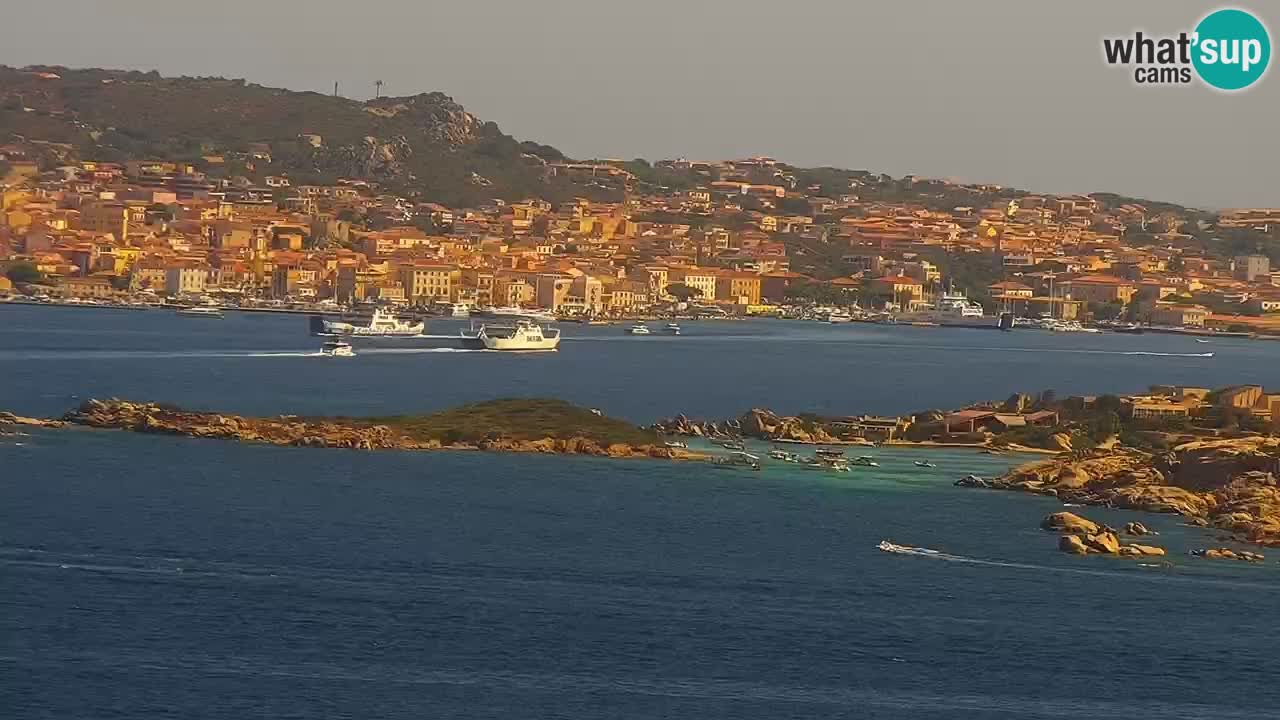 LIVE de la Sardaigne livecam Palau – Superbe panorama