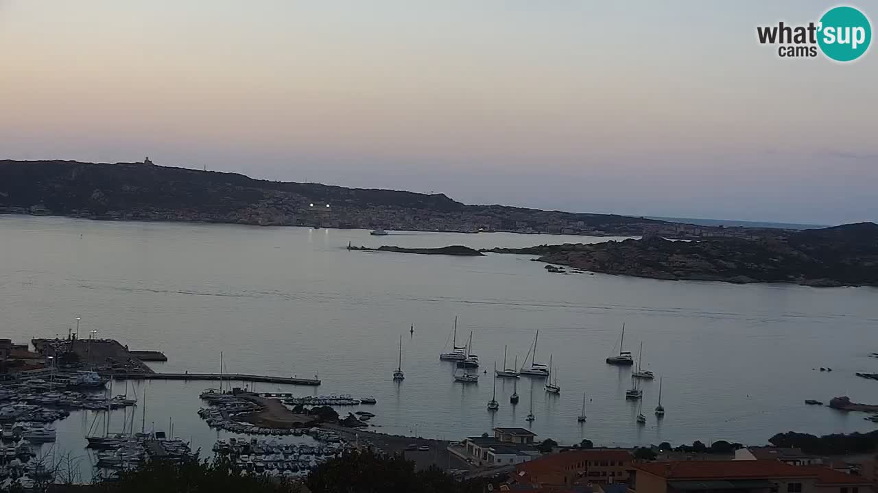 Sardinija u živo web kamera Palau – Panoramski pogled