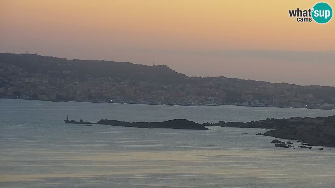 LIVE Sardinia webcam Palau – Panorama impresionante