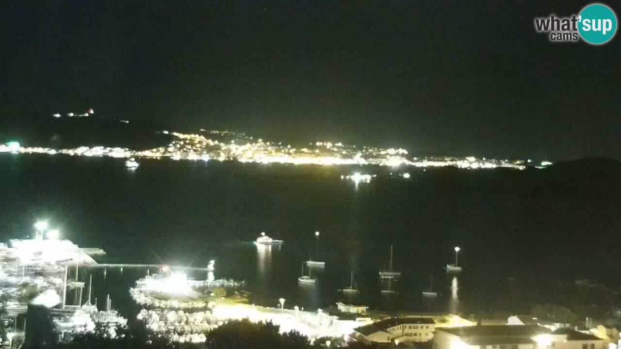 Sardinija v živo spletna kamera Palau – Panoramski pogled