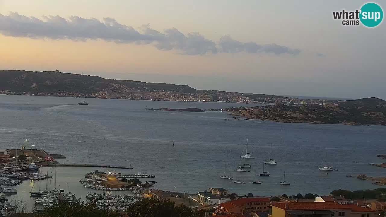 LIVE de la Sardaigne livecam Palau – Superbe panorama