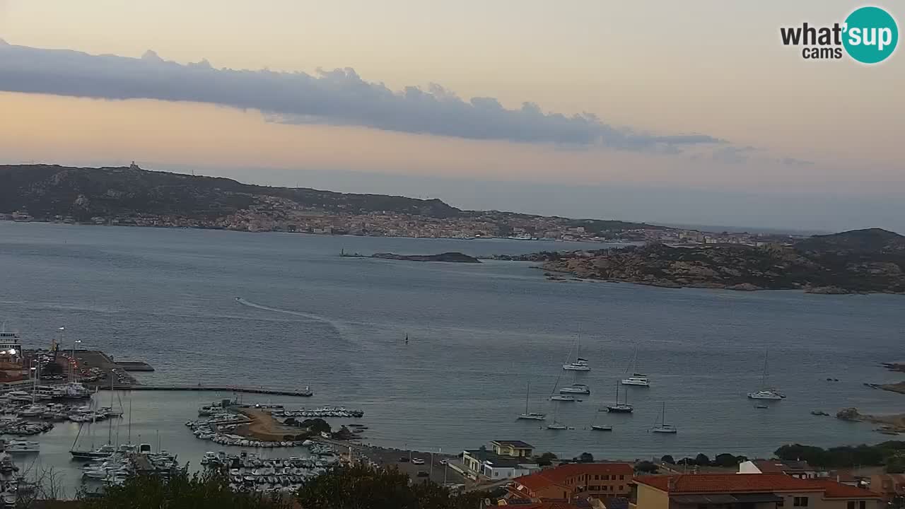 LIVE Sardinia webcam Palau – Panorama impresionante