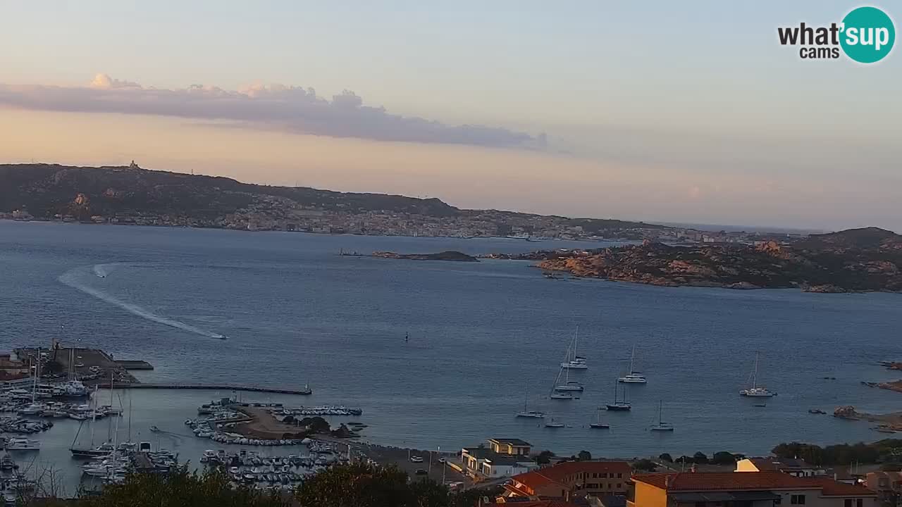 Sardinija u živo web kamera Palau – Panoramski pogled