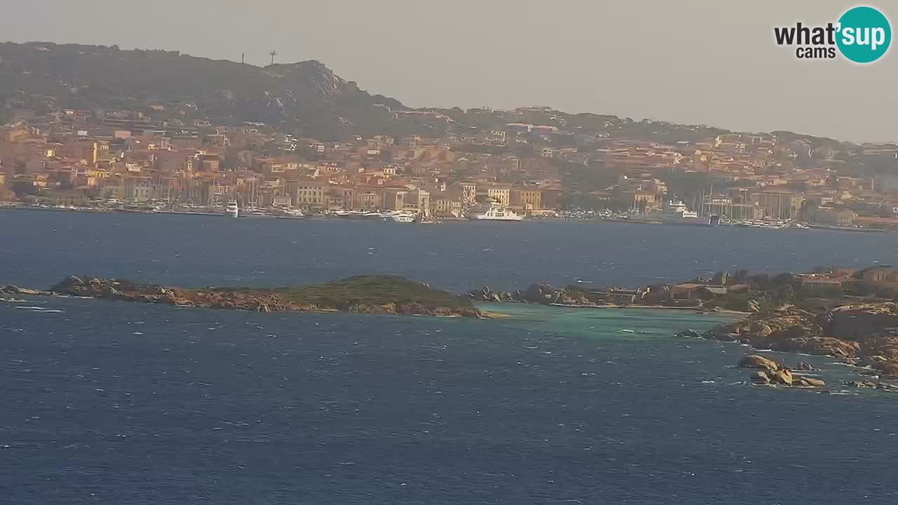 LIVE Sardinia webcam Palau – Panorama impresionante