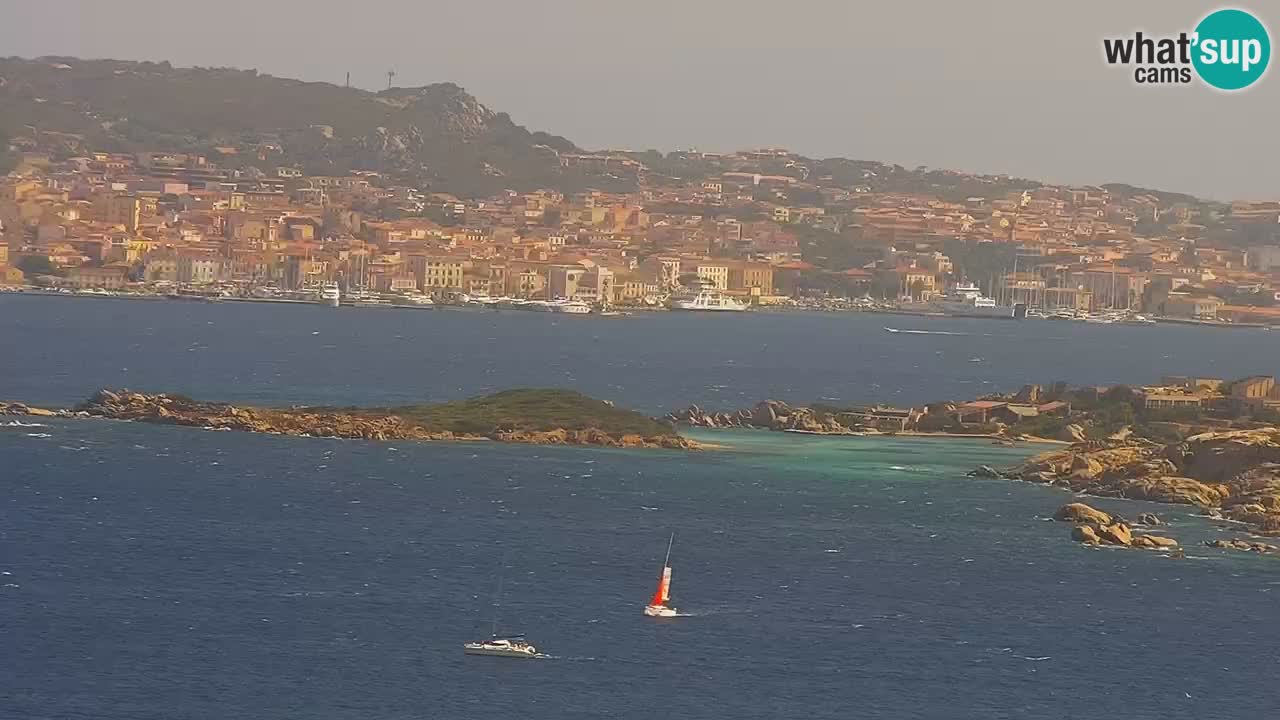 LIVE de la Sardaigne livecam Palau – Superbe panorama