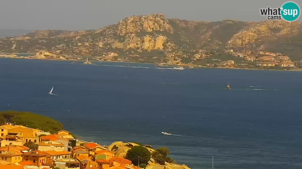 LIVE Sardinia webcam Palau – Panorama impresionante