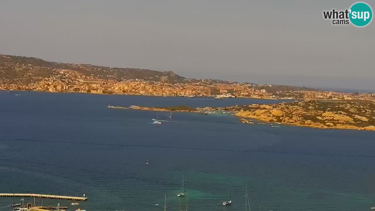 LIVE de la Sardaigne livecam Palau – Superbe panorama