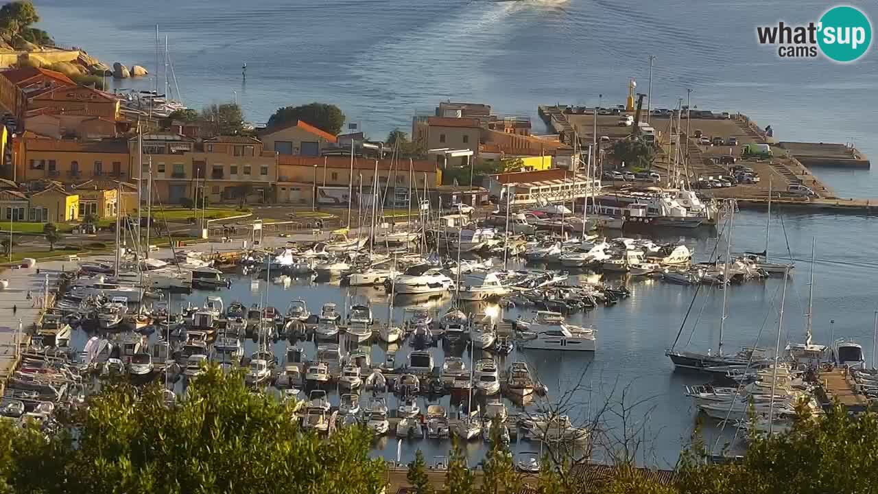 Sardinija v živo spletna kamera Palau – Panoramski pogled