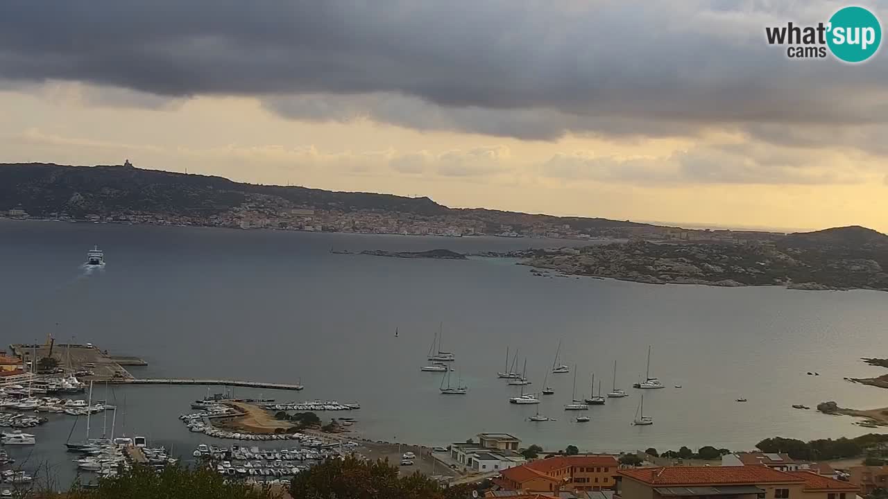 LIVE Sardinien webcam Palau – Panoramablick