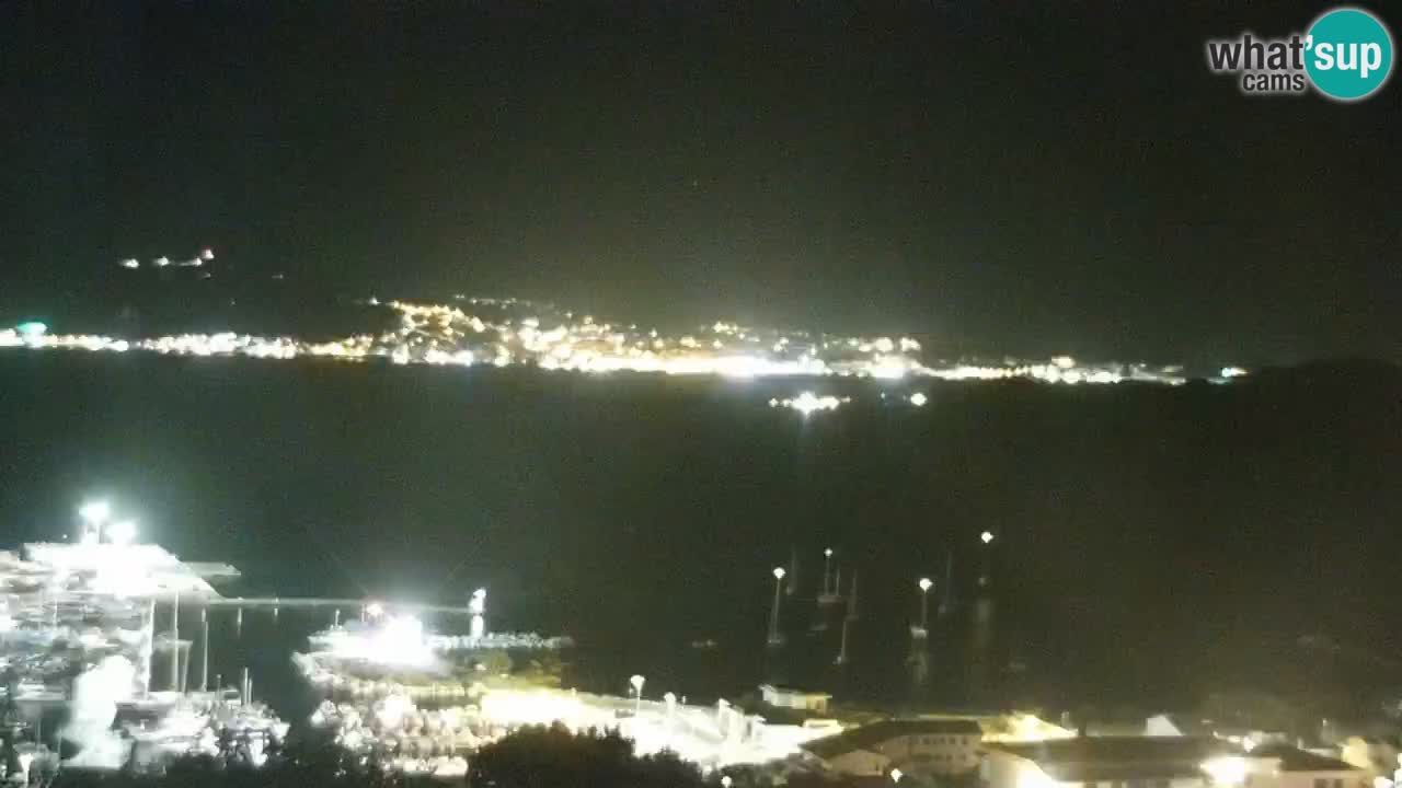 Sardinija u živo web kamera Palau – Panoramski pogled