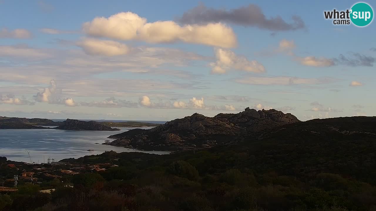 Sardinija v živo spletna kamera Palau – Panoramski pogled