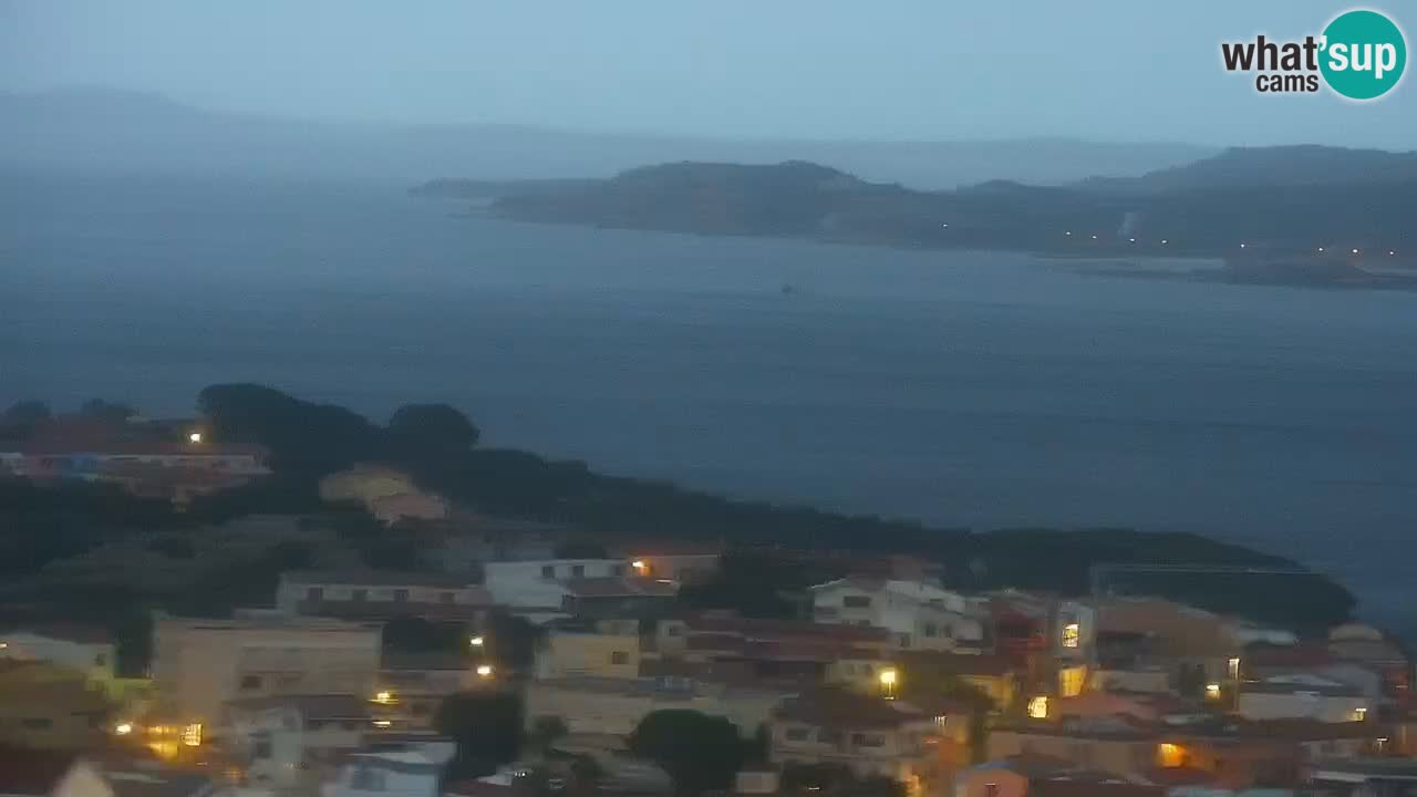Sardinija u živo web kamera Palau – Panoramski pogled