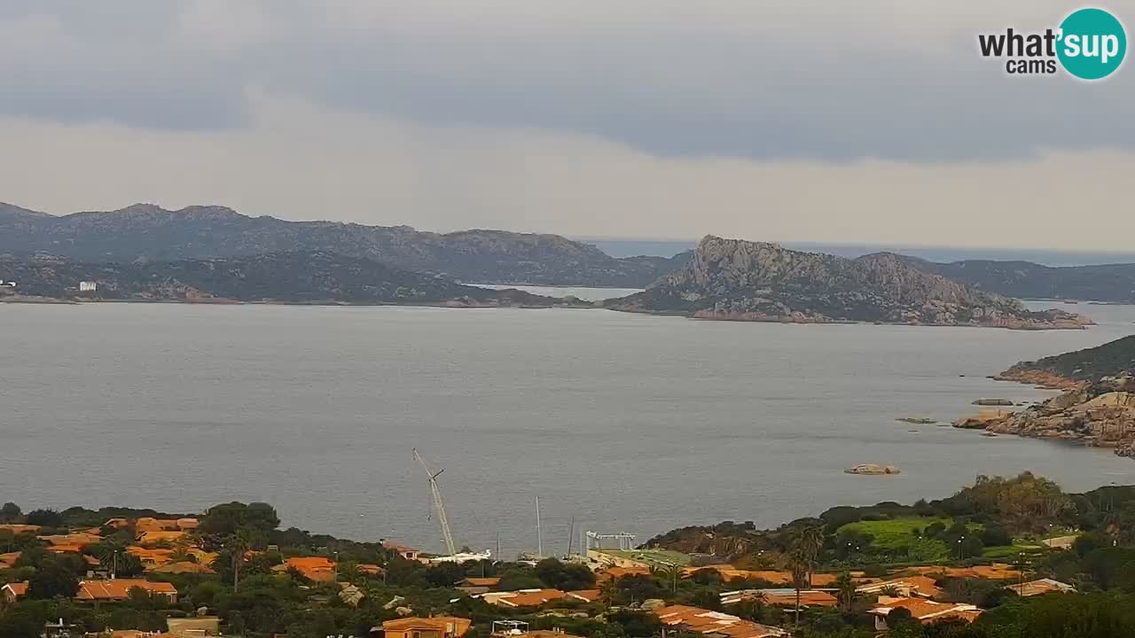 Sardinija v živo spletna kamera Palau – Panoramski pogled