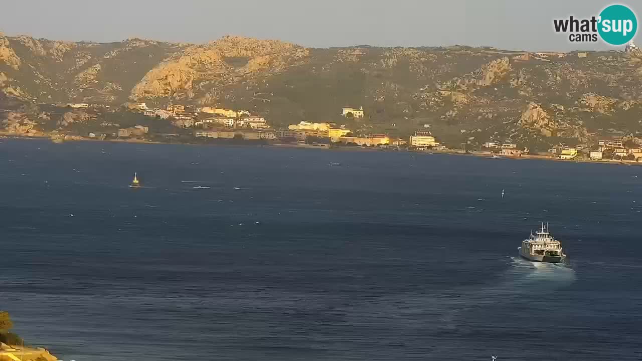 Sardinija v živo spletna kamera Palau – Panoramski pogled