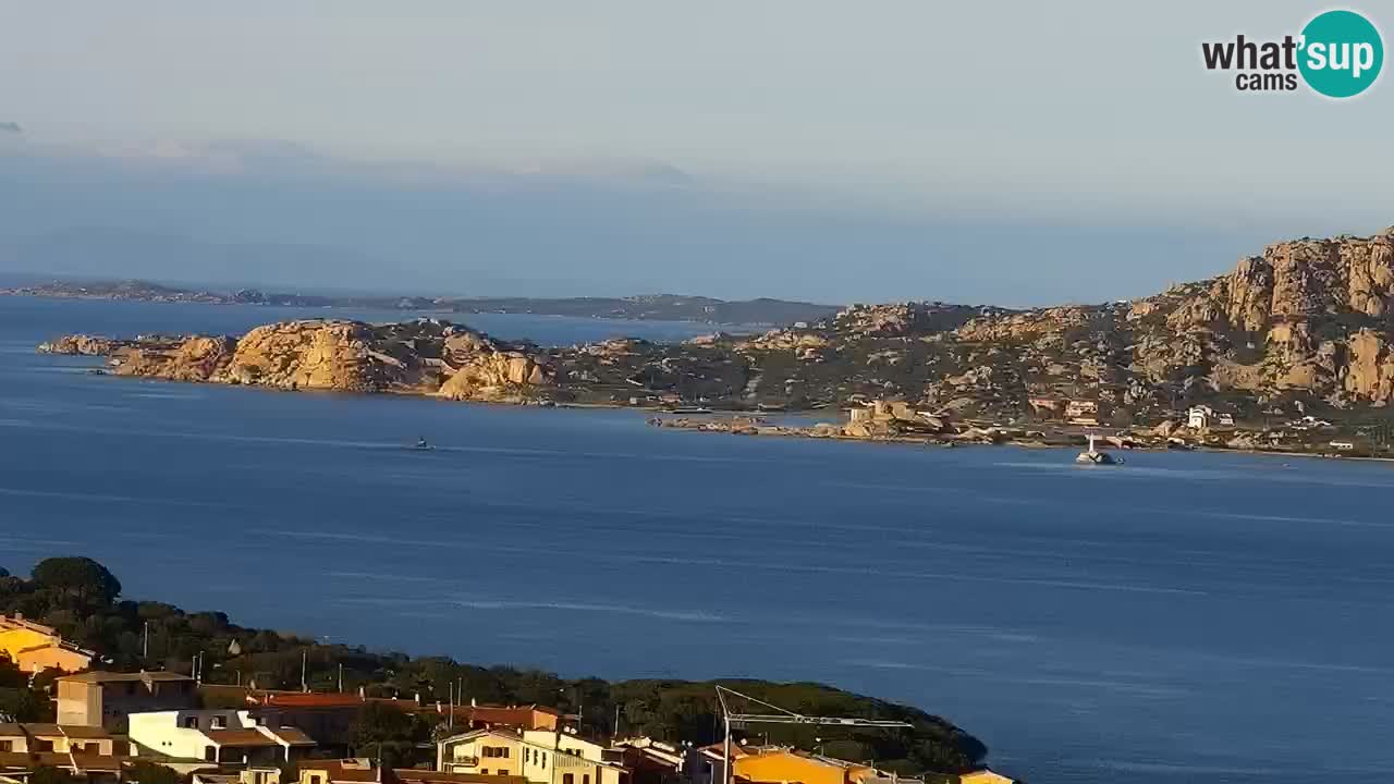 Sardinija v živo spletna kamera Palau – Panoramski pogled