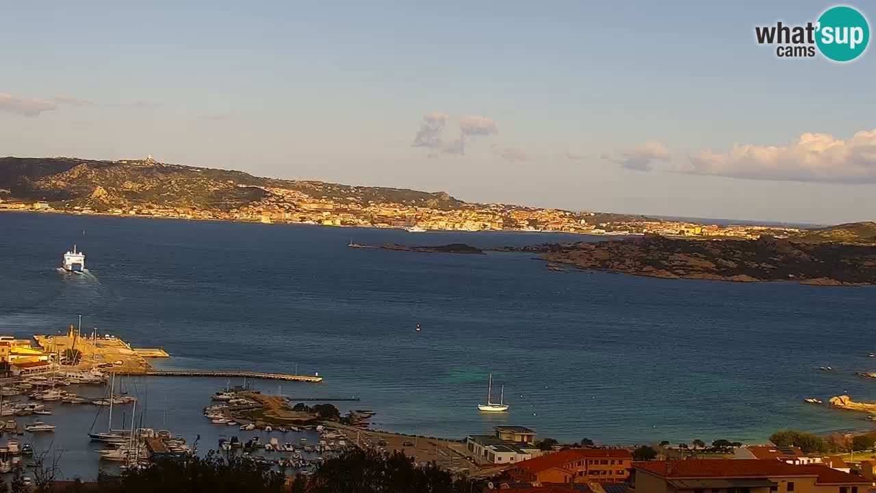 LIVE Sardinia Webcam Palau – Panoramic View