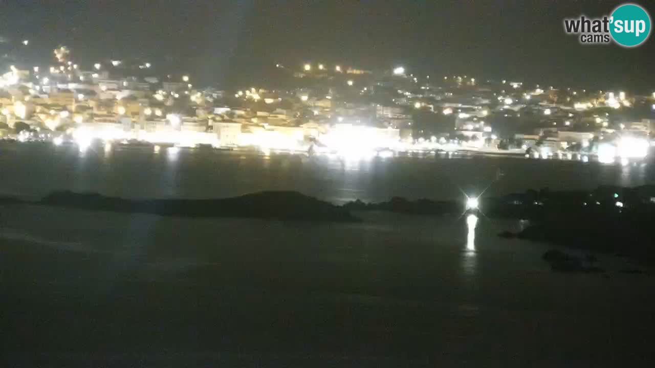 Sardinija v živo spletna kamera Palau – Panoramski pogled