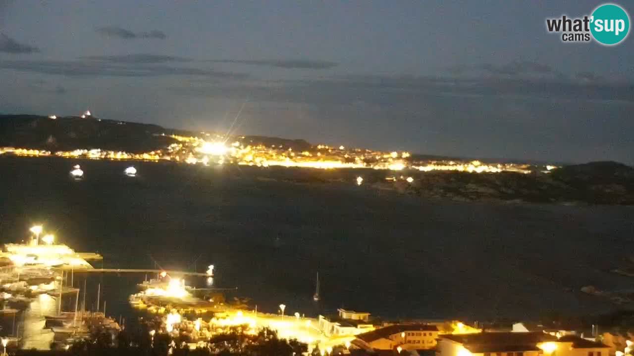 Sardinija v živo spletna kamera Palau – Panoramski pogled