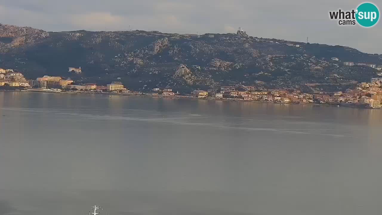Sardinija v živo spletna kamera Palau – Panoramski pogled