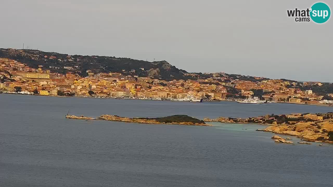 LIVE Sardinien webcam Palau – Panoramablick