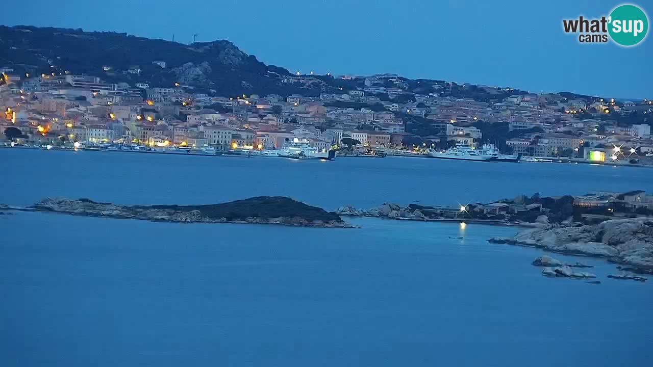 LIVE de la Sardaigne livecam Palau – Superbe panorama
