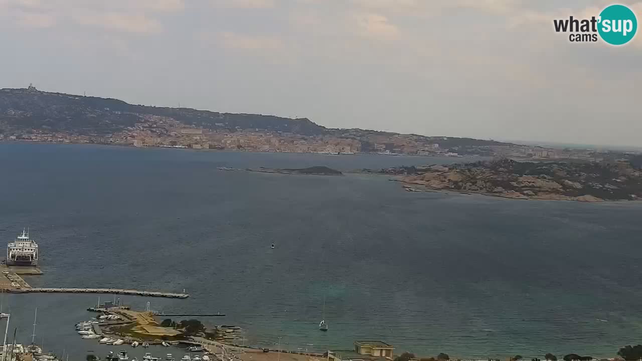 LIVE Sardinia Webcam Palau – Panoramic View