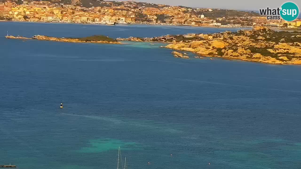 LIVE Sardinien webcam Palau – Panoramablick