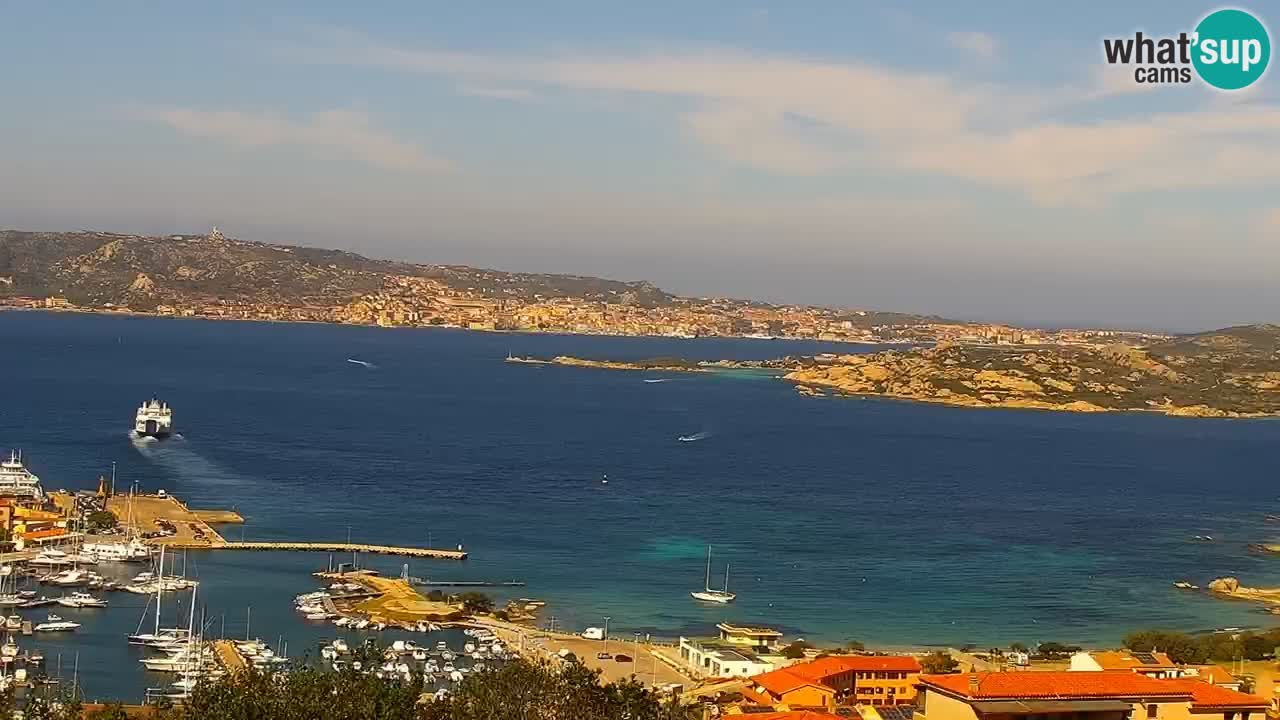 LIVE Sardinia Webcam Palau – Panoramic View