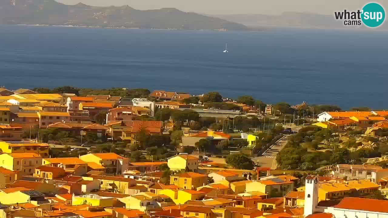 Sardinija v živo spletna kamera Palau – Panoramski pogled